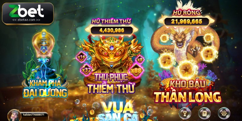 Trải nghiệm Bắn cá Zbet đơn giản với ứng dụng hiện đại và tiện lợi